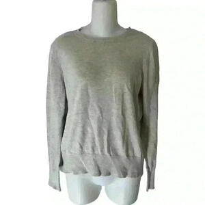 Ann Taylor Factory Long Sleeve Beige Sweater Womens Size M